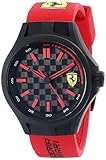 Ferrari Men's 0840003 Pit Crew Watch with Red Band