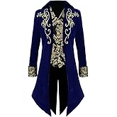 Apocrypha Mens Medieval Steampunk Tailcoat Victorian Prince Jacket Frock Coat