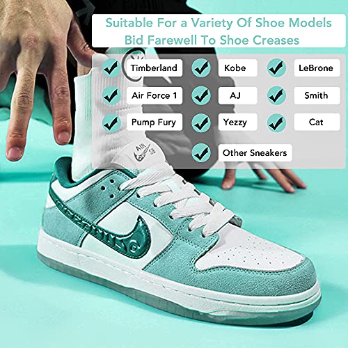 2 Pairs NURWOUE Shoes Crease Guards, Toe Box Crease Preventers, Against Sneaker Shoes Creases, Anti-Wrinkle Shoes Crease Protectors for Men\'s 7-12/ Women\'s 5.5-8.5