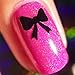 Bow Nail Vinyls By Twinkled T - 1 Sheet of 96 Bow Vinyls