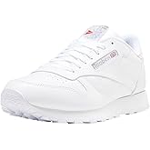Reebok Men's Classic Leather Sneaker, White, 3.5 M US