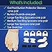 ViveSole Bunion Corrector For Women and Relief Kit (11 Pcs)-Protector Sleeve for Hammer Toe & Foot Pain-Orthopedic Spacer Brace Guard-Hallux Valgus Splint, Big Joint Straightener & Separator Treatment