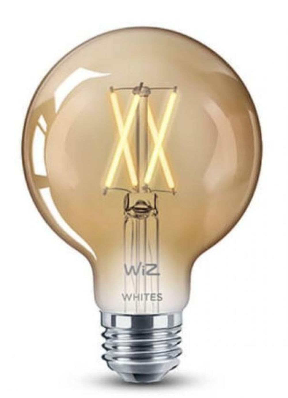 WiZ Tunable White [E27 Edison Screw] Smart Connected WiFi Amber Light Bulb. 60W Warm to Cool White Light, App Control for Home Indoor Lighting, Livingroom, Bedroom.