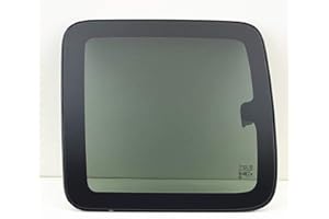 NAGD Privacy Movable Driver Left Side Rear Quarter Window Quarter Glass With Frame & Latch Compatible with GMC Sierra Chevrolet Silverado 1999-2006 / Classic 2007 Extended Cab Pickup Models