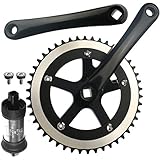 CyclingDeal Alloy Fixie Single Speed Crankset With BB 48 Teeth 170mm