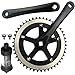 CyclingDeal Alloy Fixie Single Speed Crankset With BB 48 Teeth 170mm