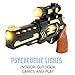 Cool Kids Toys Guns for Boys,Girls Revolver Pistol Lights Sounds Cyber Steampunk