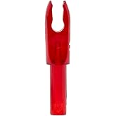 Bohning F Nock - .166 Shafts (4mm, VAP, Nano, Micro), 12 Pack, Ruby