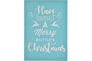 YeulionCraft DIY Self-Adhesive Silk Screen Printing Stencil Mesh Transfers for T-Shirt,Pillow Fabric, Painting on Wood, Reusable Art Craft Stencils, 8.26x5.90inch Messy