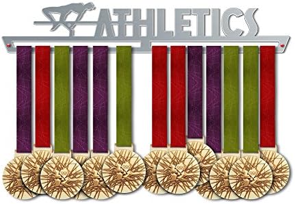 VICTORY HANGERS Athletics Medal Hanger Display - Award Medal Holder - 100% Stainless Steel Rack – Perfect Gift for Champions!
