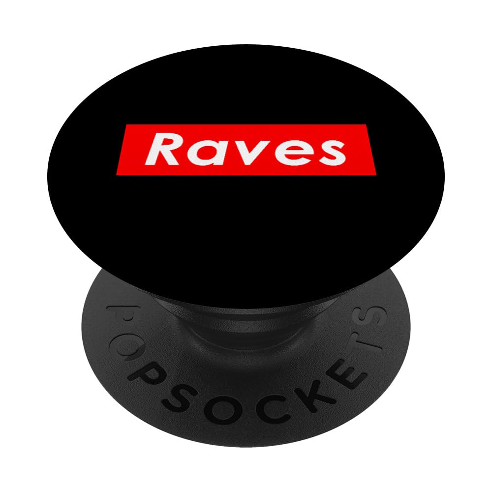 Raves Gear For Ravers EDM Music Festival Concert - EDM Rave PopSockets Adhesive PopGrip