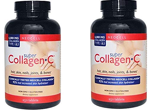 NEOCELL LABORATORIES, Neocell Super Collagen Plus C Type 1 And 3-6000 Mg - 500 Tablets