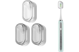 VADOO 3Pcs Toothbrush Head Covers Portable Toothbrush Case Toothbrush Protector for Travel, Bathroom