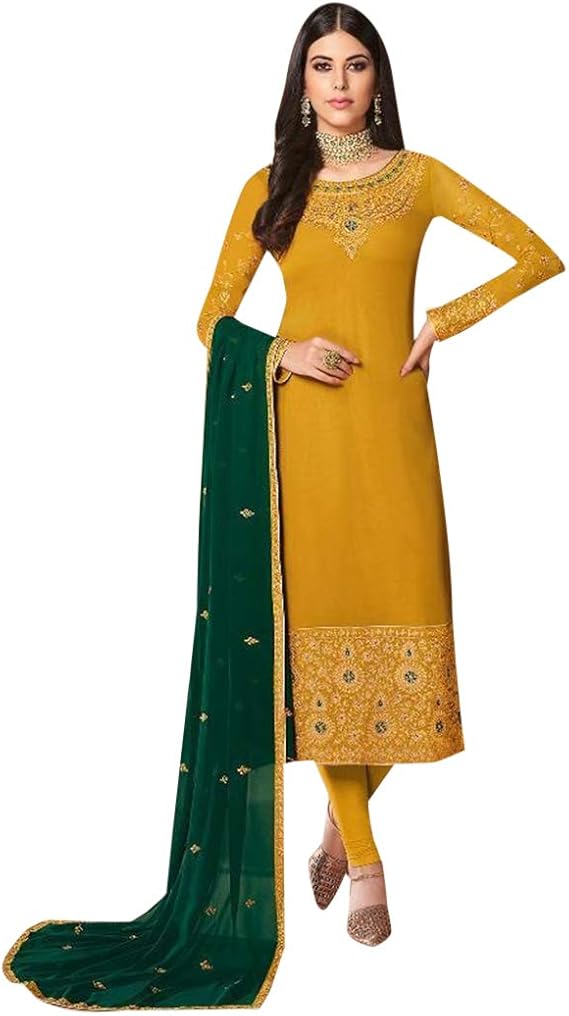 Amazon party wear churidar Clearance