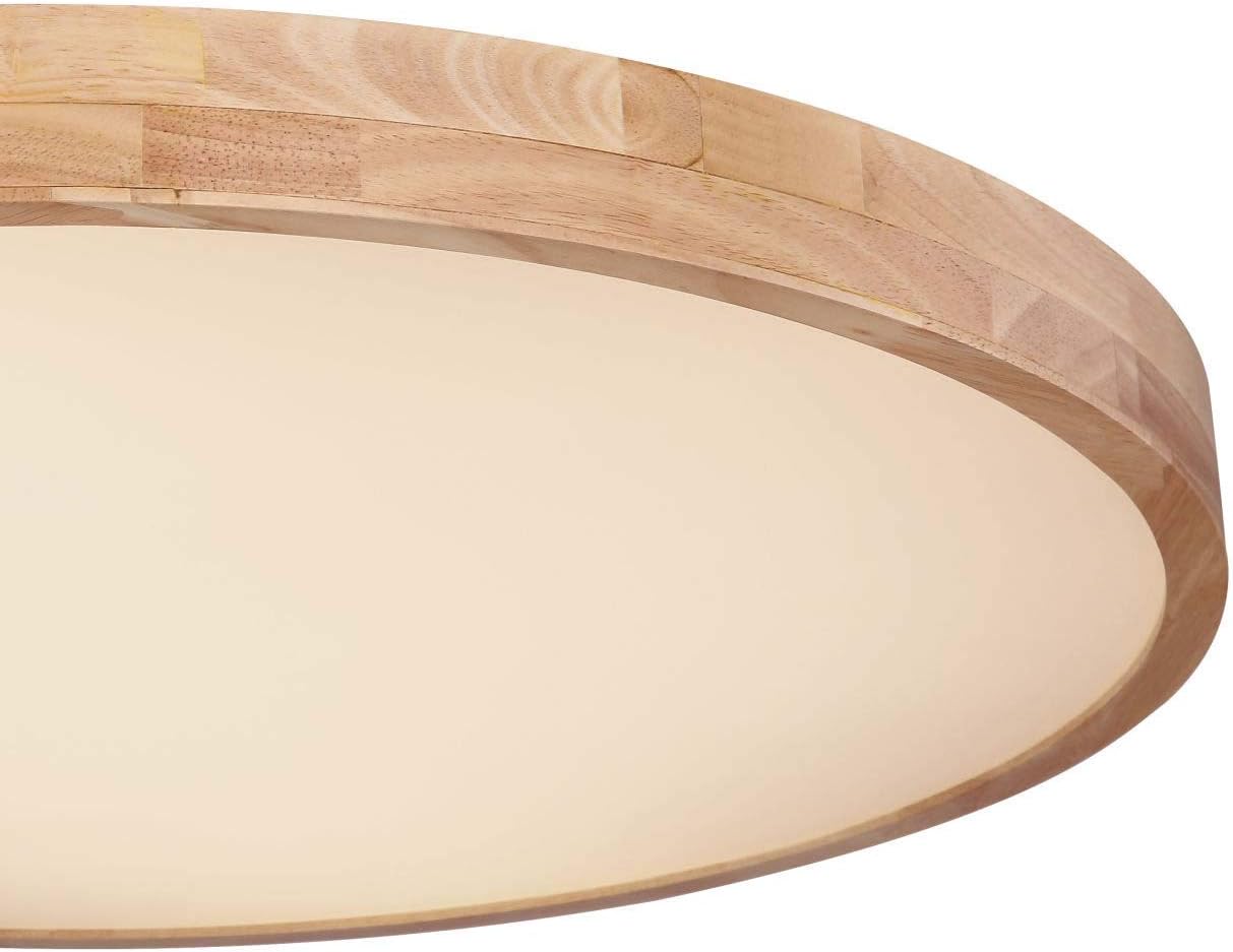 Globo Rainer Ceiling Light, Wood Look - Image 4