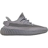 adidas Mens Yeezy Boost 350 V2 Lace Up Sneakers Shoes Casual - Grey