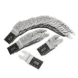 KKmoon 50pcs 1-3/8" Oscillating Saw Blade Multi Tool Nail Eating Saw Blades for Dremel Fein Multimaster Makita Bosch