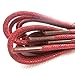 YJRVFINE Round Waxed Shoelaces Dress Boots Shoes Laces 2 Pair