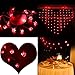 LEORX Heart Shaped Valentine Day Lights 10 Ft. 2 Modes for Valentine Day Decorations & Supplies