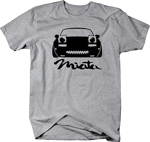 Miata Angry Eyes Lowered Racing Speed JDM Mazda Mens T Shirt - 6XL