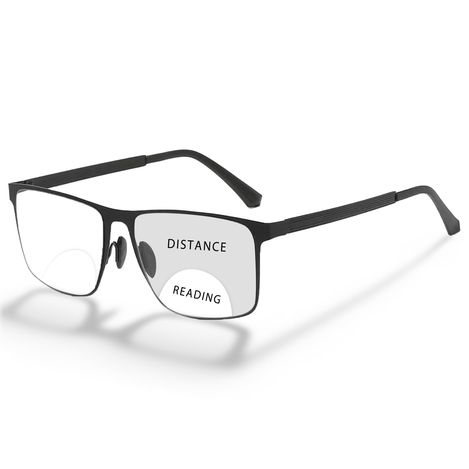 Photo 1 of Myfeasy Metal Bifocal Reading Glasses for Women Photochromic Readers Transition Blue Light Blocking UV400 Glasses