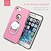 Cornmi iPhone 6s Plus Stand Case, 360 Degrees Rotation with Ring Grip Holder Dual Layer PC TPU Phone Cover for Apple iPhone 6 6S Plus 5.5