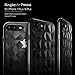 Ringke Air Prism Compatible with iPhone 7 Plus, iPhone 8 Plus Phone Case 3D Contemporary Design Slim Geometric Stylish Pattern Flexible Protective TPU Drop Resistant Cover - Ink Black