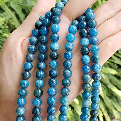 Top Quality Natural Blue Apatite Gemstone 4mm Small Round Loose Gems Stone Beads 15 Inch for Jewelry Craft Making GF32-4