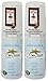 Unscented All Natural Deodorant Mist Body Spray (Pack of 2, 1.69oz Ea.) - Ingredients Include Water, Salt and Dead Sea Minerals - Aluminum Free, Oil Free, No Coloring or Staining