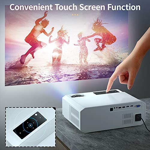 Native 1080P Projector, Crenova 6800 Lux Home Movie Projector , Full HD LED Video Projector with Dolby, Outdoor iPhone… - Image 3