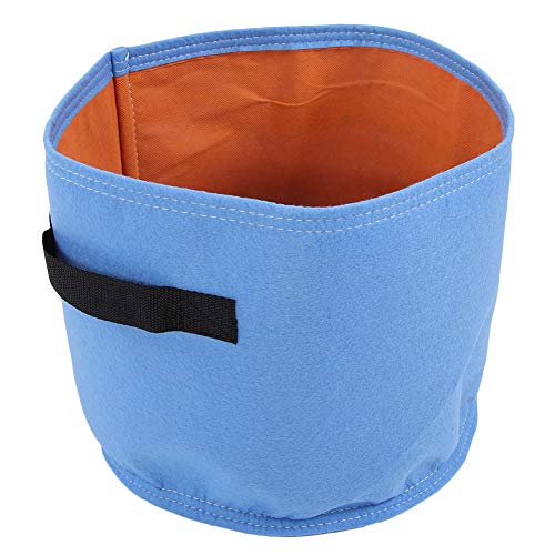 5 Gallon Grow Bag Aeration Grow Plant Bag Thickened Nonwoven Plant Fabric Pots with Handles(Blue)