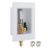 SUNGATOR Ice Maker Outlet Box with Water Hammer