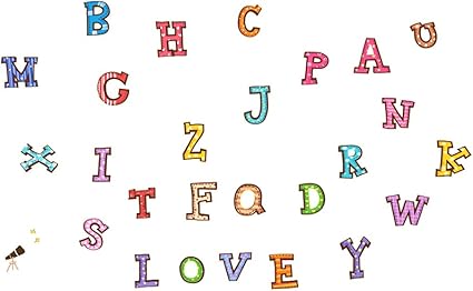 Amazon Com Refaxi 26 Alphabet Letters Kids Room Decor Luminous