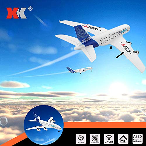 Goolsky Wltoys XK A120 Airbus A380 Model Plane 3CH EPP 2.4G Remote Control Airplane Fixed-Wing RTF Toy