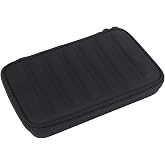 Harmonica Carrying Case, Zippered PU Leather, Harmonica Storage Bag, for 7 Harmonicas, Black, for Music Lovers, Travelers, and Hobbyists