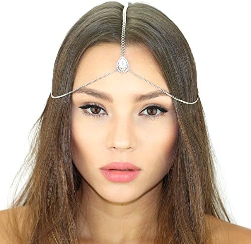 Dainty Crystal Chain Headpiece
