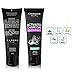 Activated Charcoal Teeth Whitening Natural Toothpaste Kit w/ Coconut Oil, Black Binchotan Toothbrush Included - USA Made - Whitener, Fluoride Free - No messy powder strips, Removes Tooth Stains (Mint)