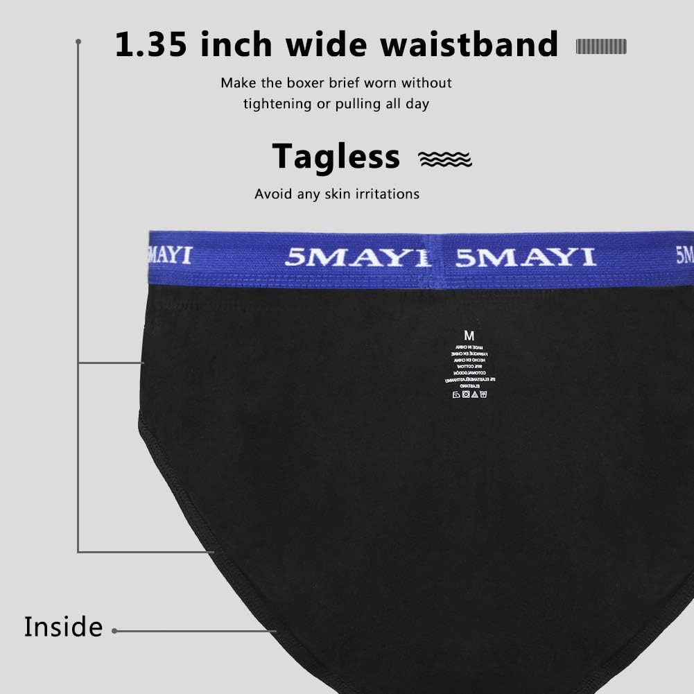 5Mayi Slips Herren Unterhosen Herren Slip Unterhosen M/&auml;nner Baumwolle Unterw/&auml;sche S M L XL XXL