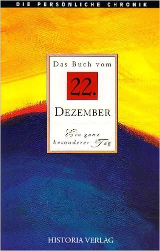 Das Buch Vom 22 Dezember Alle Fakten Und Ereignisse Vom 22 Dezember Im Spiegel Der Letzten 100 Jahre Amazon De Esser Brigitte Bucher