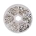 Pandahall 180pcs Tibetan Style Alloy Flower Bead Caps 7-10mm Metal Petal Beads Spacers for Jewelry Makings Hole: 1-2mm Anti Spacers for Jewelry Makings 7-10mm in Diameter Antique Silver TIBE-JP0002-AS