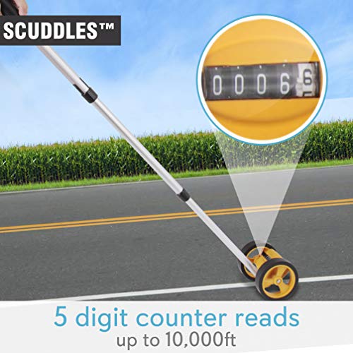 3 Double+Wheel+Collapsible+Measuring+Yellow