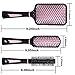 NVTED Hair Brush Set with Detangling Nylon Pins Massage Paddle Brush Cushion Hair Combs Hair Dryer Brush for Women Men Kids Girls… (Pink)