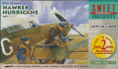 SWM14102 1:144 Sweet Hawker Hurricane Mk I (2 kits) [MODEL BUILDING KIT]