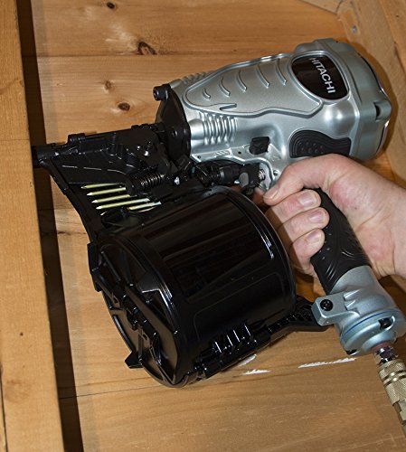 Hitachi NV90AGS 1-3/4-Inch to 3-1/2-Inch Coil Framing Nailer