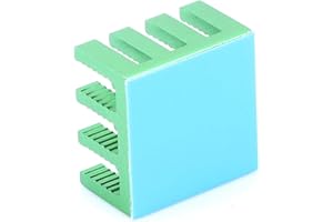 20PCS Aluminum Heatsink, Aluminum Heat Sink Heatsink Module Cooling Radiator Cooler Fin, 14 x 14 x 8mm (Green)