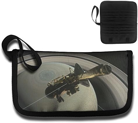 Saturn Cassini Orbits Satellite Space Spaceship Planetary Rings Multi-function Travel Document Receipt And Receipt Bag Fashion Printing Card Package