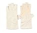 JURUAA Breathable Cool Fingerless Gloves UV Lightweight Cute Evening Fingerless Gloves Beige
