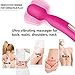 Wand Electric Massager, 16 Vibration Modes Waterproof Rechargeable,Handheld Deep Tissue Percussion Massager for Neck,Shoulder,Back,Leg,Foot Full Body Pain Relief (S-01)