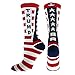 Kentew Unisex Adult Casual Soft Breathable Letter Print Mid Calf Length Socks Tights
