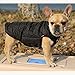 Kuoser Warm Dog Coat, Waterproof Dog Jacket for Extra Large Dogs, Adjustable Durable XL Doggie Winter Coat Reversible Cozy Puppy Cold Weather Apparel from Small to Large Breed, Red XL